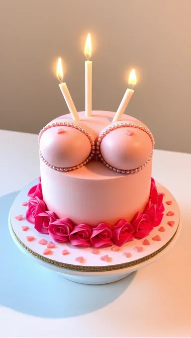 Boob Cake is a Sweet Surprise -> Boob Cake es una Sorpresa Dulce